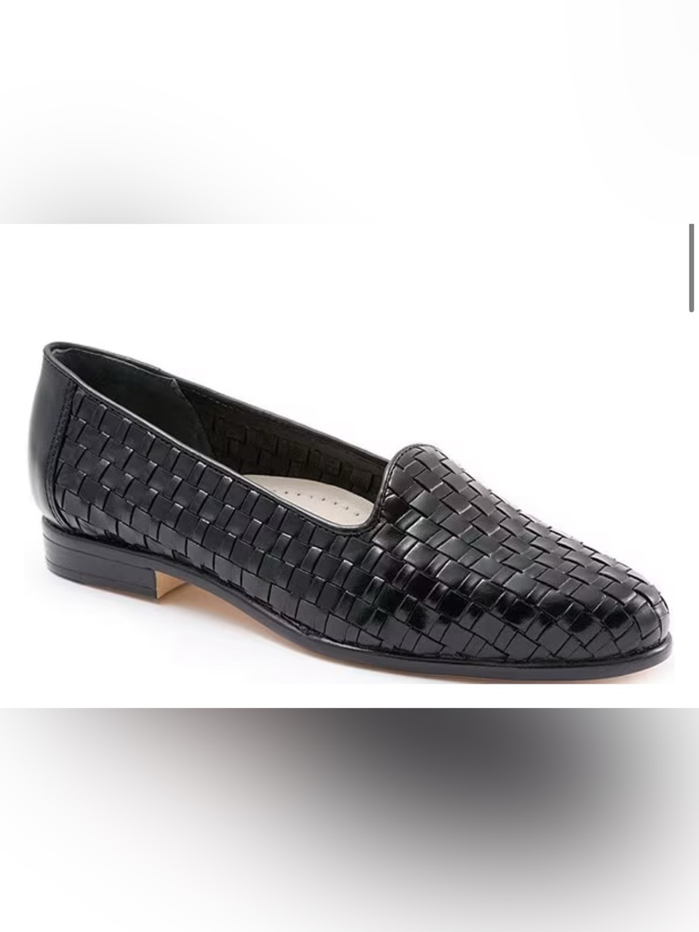 NWOT Trotters Liz lii Flat, Black -SZ 8